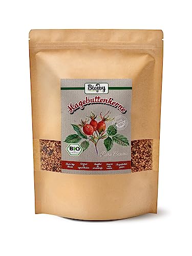 Biojoy BIO-Hagebuttenkerne (1 kg), getrocknet und ganz, Hagebuttentee (Rosa Canina) von Biojoy