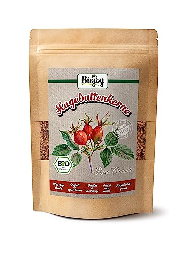 Biojoy BIO-Hagebuttenkerne (500 g), getrocknet und ganz, Hagebuttentee (Rosa Canina) von Biojoy