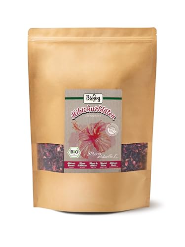 Biojoy BIO-Hibiskusblüten getrocknet (500 g), Hibiskustee (Hibiscus sabdariffa L.) von Biojoy