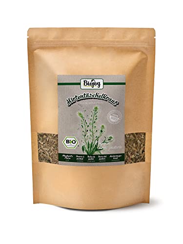 Biojoy BIO-Hirtentäschel-Tee (250 gr), Hirtentäschelkraut getrocknet und geschnitten (Capsella bursa-pastoris) von Biojoy