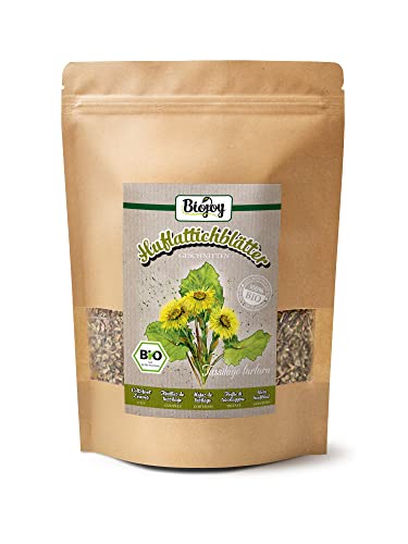 Biojoy BIO-Huflattich Tee (250 gr), Huflattich-Blätter getrocknet und geschnitten (Tussilago farfara) von Biojoy