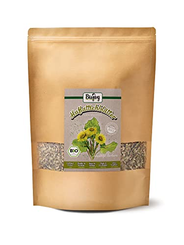 Biojoy BIO-Huflattich Tee (500 gr), Huflattich-Blätter getrocknet und geschnitten (Tussilago farfara) von Biojoy