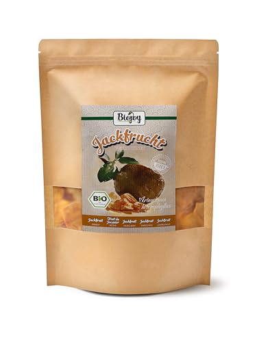 Biojoy BIO-Jackfrucht (500 gr), getrocknete und ungeschwefelte Jackfruit-Stücke von Biojoy