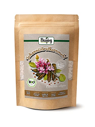 Biojoy BIO-Johannisbrotkernmehl (100 gr), ideal für Eis und als Bindemittel, Johannisbrotkern getrocknet und gemahlen von Biojoy