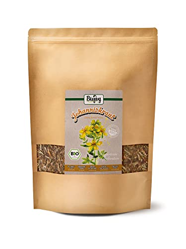 Biojoy BIO-Johanniskraut-Tee (750 gr), getrocknet und geschnitten, Kräutertee (Hypericum perforatum) von Biojoy