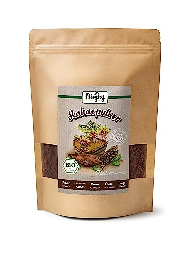 Biojoy BIO-Kakaopulver (500 gr), roh, ohne Zucker, ideal zum Trinken und zum Backen (Theobroma cacao) von Biojoy