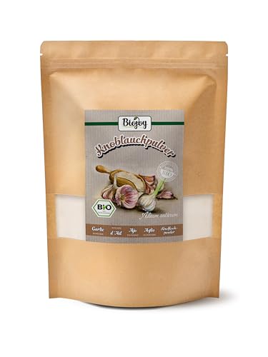 Biojoy BIO-Knoblauchpulver (1 kg), Knoblauch fein gemahlen, ohne Zusätze (Allium sativum) von Biojoy