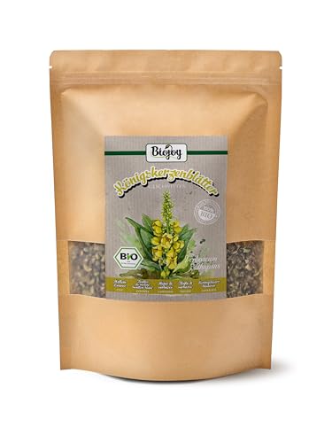 Biojoy BIO-Königskerzen-Tee (250 gr), Königskerzenblätter getrocknet und geschnitten (Verbascum thapsus) von Biojoy