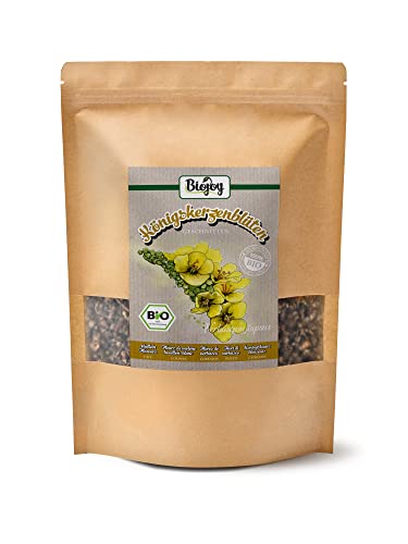Biojoy BIO-Königskerzenblüten (250 g), getrocknet und geschnitten, Königskerzen-Tee (Verbascum thapsus) von Biojoy