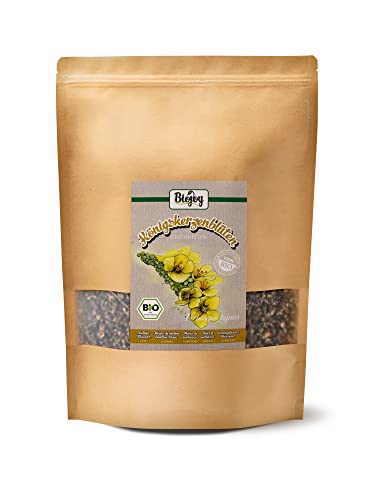 Biojoy BIO-Königskerzenblüten (500 gr), getrocknet und geschnitten, Königskerzen-Tee (Verbascum thapsus) von Biojoy