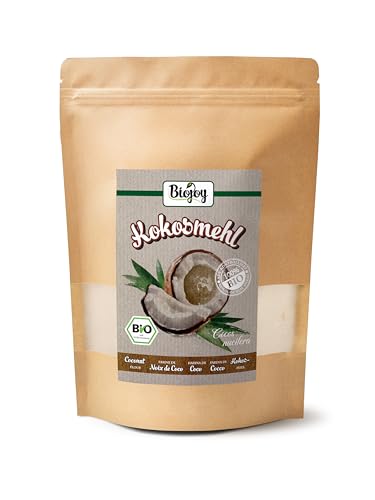 Biojoy BIO-Kokosmehl (500 g), teilentölt & ohne Zuckerzusatz von Biojoy