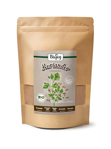 Biojoy BIO-Koriander gemahlen (500 gr), Koriandersamen als Pulver (Coriandrum sativum) von Biojoy