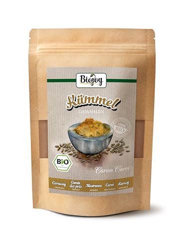 Biojoy BIO-Kümmel gemahlen (250 gr), Kümmelpulver ohne Zusätze (Carum carvi) von Biojoy