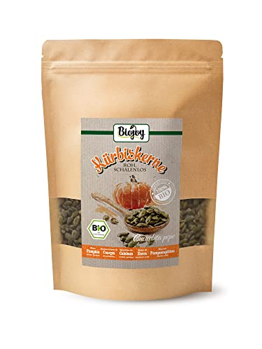 Biojoy BIO-Kürbiskerne geschält (500 g), roh und ungesalzen von Biojoy