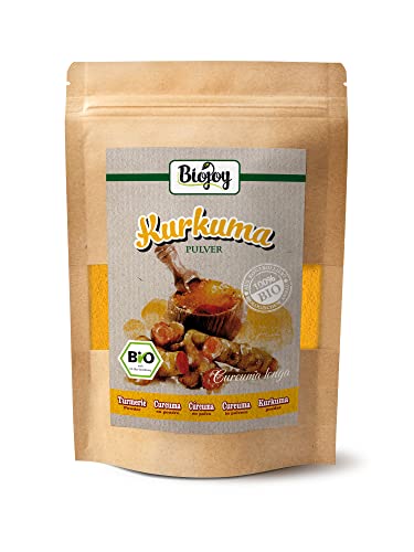 Biojoy BIO-Kurkuma Pulver (250 gr), gemahlene Kurkuma-Wurzel (Curcuma longa) von Biojoy