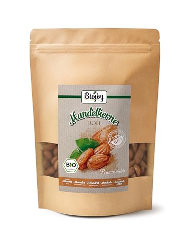 Biojoy BIO-Mandeln ganz (500 gr), naturbelassen und ungesalzen von Biojoy