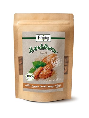 Biojoy BIO-Mandeln ganz (250 g), naturbelassen und ungesalzen von Biojoy