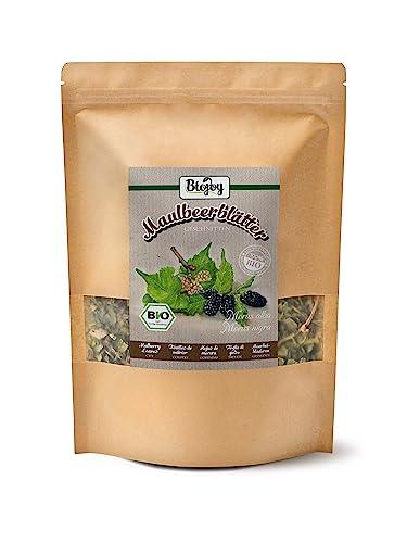Biojoy BIO-Maulbeerblätter-Tee (250 g), getrocknet und geschnitten (Morus alba, Morus nigra) von Biojoy