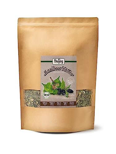 Biojoy BIO-Maulbeerblätter-Tee (500 gr), getrocknet und geschnitten (Morus alba, Morus nigra) von Biojoy