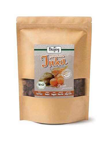 Biojoy BIO-Physalis (1 kg), getrocknete und ungeschwefelte Inkabeeren von Biojoy