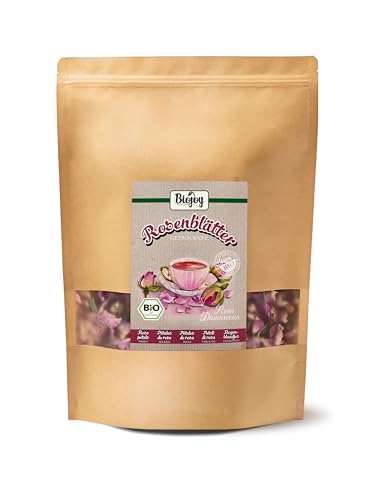 Biojoy BIO-Rosenblätter getrocknet (200 gr), essbar, ideal für Tee oder Deko (Rosa Damascena) von Biojoy