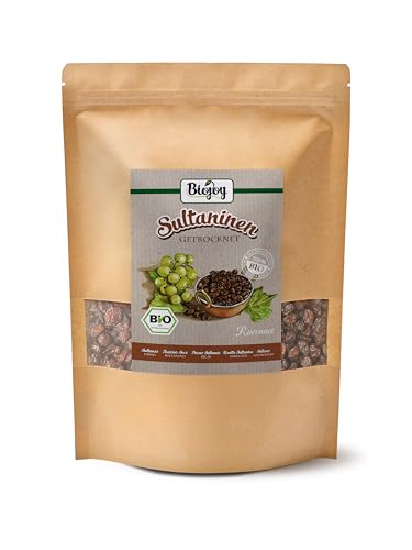 Biojoy BIO-Sultaninen (1 kg), getrocknet und ungeschwefelt Biojoy BIO-Sultaninen (1 kg), getrocknet und ungeschwefelt von Biojoy