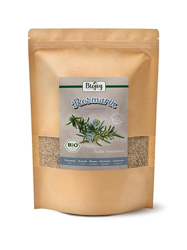 Biojoy BIO-Rosmarin Gewürz (500 gr), getrocknet und geschnitten, ideal für Rosmarin Tee (Salvia rosmarinus) von Biojoy