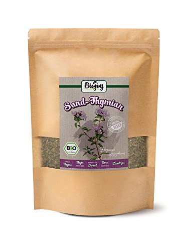 Biojoy BIO-Sand-Thymian-Tee (250 gr), getrocknet und geschnitten, Wild Thyme (Thymus serpyllum) von Biojoy