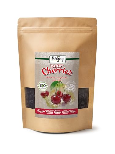 Biojoy BIO-Sauerkirschen getrocknet (500 g), entsteint und ungeschwefelt von Biojoy