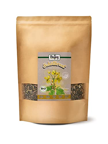 Biojoy BIO-Schöllkraut-Tee (500 gr), getrocknet und geschnitten (Chelidonium Majus) von Biojoy