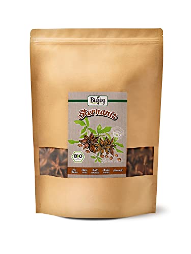 Biojoy BIO-Sternanis ganz (500 gr), Sternanis-Kapseln, Sternanis-Tee (Illicium verum) von Biojoy