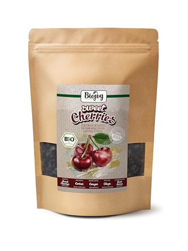 Biojoy BIO-Süßkirschen getrocknet (500 g), entsteint und ungeschwefelt von Biojoy