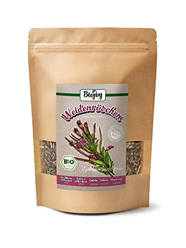Biojoy BIO-Weidenröschen-Tee, kleinblütig (250 gr), getrocknet und geschnitten, Weidenröschenkraut (Epilobium parviflorum) von Biojoy