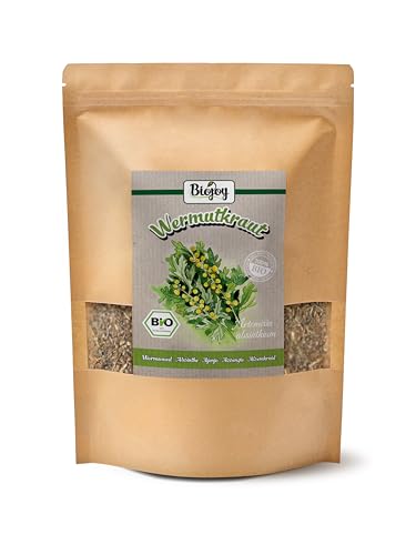 Biojoy BIO-Wermutkraut-Tee (250 gr), getrocknet und geschnitten, Wermut-Tee (Artemisia absinthium) von Biojoy