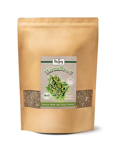 Biojoy BIO-Wermutkraut-Tee (500 gr), getrocknet und geschnitten, Wermut-Tee (Artemisia absinthium) von Biojoy
