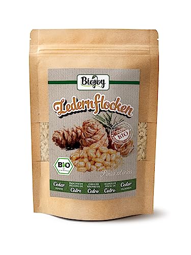 Biojoy BIO-Zedernflocken von sibirischen Zedernkerne (250 gr), roh, ohne Zusätze (Pinus sibirica) von Biojoy