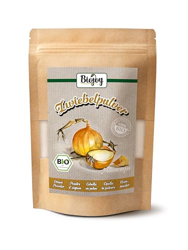 Biojoy BIO-Zwiebelpulver (250 g), Zwiebeln fein gemahlen (Allium cepa) von Biojoy