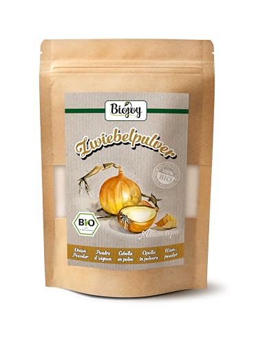 Biojoy BIO-Zwiebelpulver (250 gr), Zwiebeln fein gemahlen (Allium cepa) von Biojoy