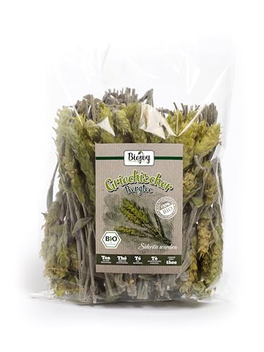Biojoy BIO-Griechischer Bergtee (150 g), ganze Stängel und Blüten (Sideritis scardica) von Biojoy