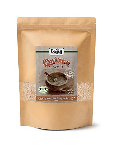 Biojoy BIO-Quinoa Samen weiß (1 kg), roh und ganz (Chenopodium quinoa) von Biojoy