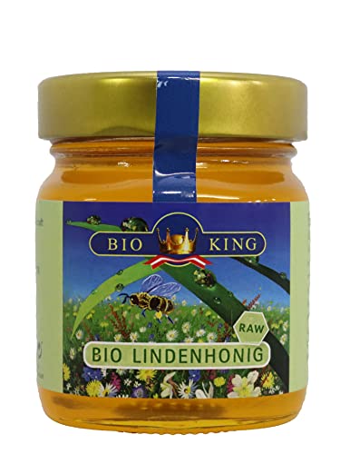 Bio LINDENHONIG von BioKing: sortenreiner Honig aus kontrolliert biologischem Anbau - raw - unbehandelt - naturbelassen von Bioking