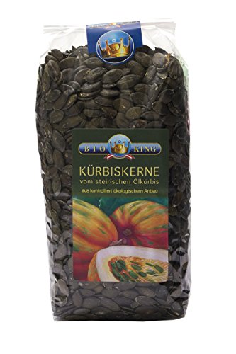 BioKing 1kg BIO KÜRBISKERNE vom steirischen Ölkürbis von Bioking