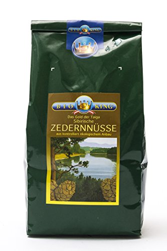 BioKing 1kg sibirische BIO ZEDERNNÜSSE von Bioking