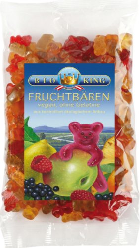 BioKing 2x 400g Bio FRUCHTBÄREN, vegan, ohne Gelatine (EUR 8,00 / Pkg.) von Bioking