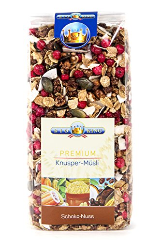 BioKing 3x 375g PREMIUM Knuspermüsli Schoko-Nuss (EUR 6,10/Pkg)… von Bioking