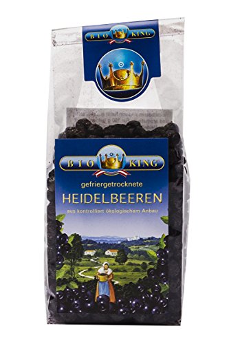 BioKing 3x 40g gefriergetrocknete Bio HEIDELBEEREN (EUR 5,90 / Pkg.) von Bioking