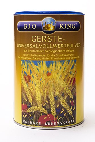 BioKing 3x 500g Bio Gerste Vollwertpulver (EUR 4,90 / Dose) von Bioking