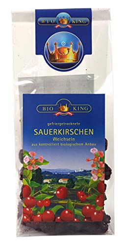 BioKing 3x 50g gefriergetrocknete Sauerkirschen (Weichseln) (EUR 6,49/Pkg.) von Bioking