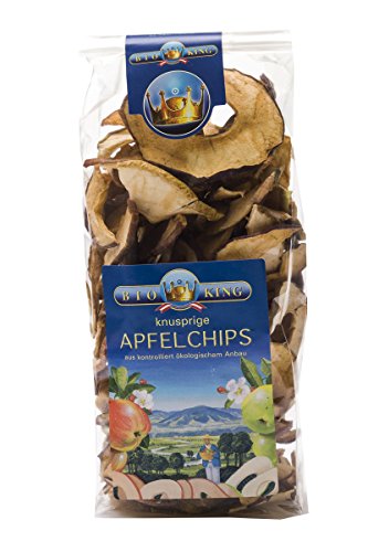 BioKing 4x 100g knusprige BIO APFELCHIPS (EUR 3,90 / Pkg.) von Bioking