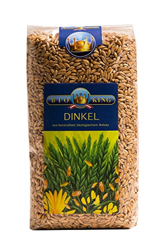 BioKing 4x 1kg Bio DINKEL ganz (EUR 4,59 / Pkg.) von Bioking